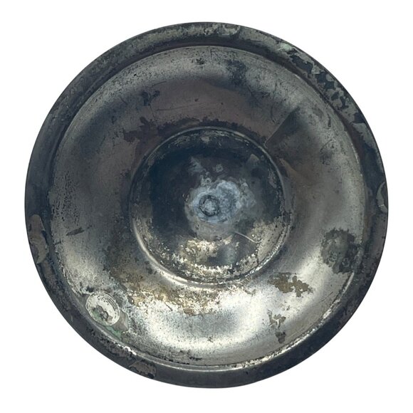 Antique Glass Syrup Pitcher With Floral Etch Silver plate Lid Handle - Picture 9 of 10